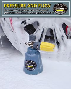1/4 connexion rapide bonne qualité <span class=keywords><strong>lavage</strong></span> de voiture ajuster buse de canon de pulvérisation neige mousse Lance pistolet pour <span class=keywords><strong>Karcher</strong></span> laveuse - Product Image 5