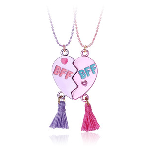 Nuova Collana Creativa Dolce e Carina Rosa con Dettagli a Contrasto 2025, Collana Regalo per Amici per la Nuova Scuola - Product Image 6
