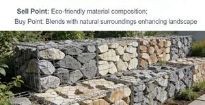 Gabbioni in Rete Metallica Saldata Zincata a Caldo di Alta Qualità, Recinzioni in Gabbioni, Cesti in Pietra, Gabbioni in Galfan Saldata, Muri di Contenimento - Product Image 2