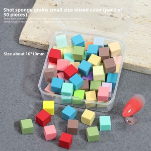 แปรงทำเล็บแบบไล่สีขนาดเล็ก พร้อมฟองน้ำบล็อกแบบเปลี่ยนได้ ปากกาเนื้อนุ่มสำหรับไล่สี ทำเล็บมือแบบไล่เฉดสี ใช้ในร้านทำเล็บ อุปกรณ์สำหรับเกลี่ยสี แต่งเล็บ และขัดเงา - Product Image 6