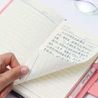 Carnet de notes B6 avec serrure à code, agenda secret, planificateur exécutif, agenda quotidien, planificateur de bureau avec porte-stylo – Vente en gros usine