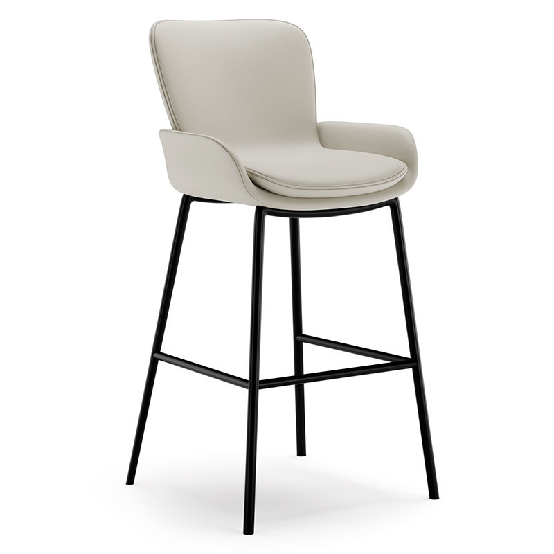 Blanc cassé - Hauteur d'assise 55 cm - Convient pour une hauteur de bureau de 85 à 95 cm.