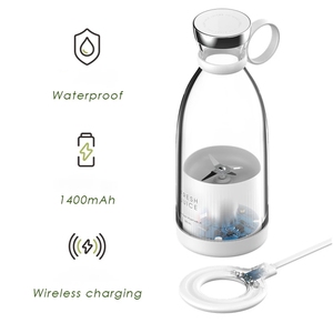 350ML 새로운 홈 느린 과즙 짜는기구 컵 미니 휴대용 무선 USB 충전식 전기 과일 추출기 블렌더 과즙 기 50 OEM 20000 + - Product Image 2