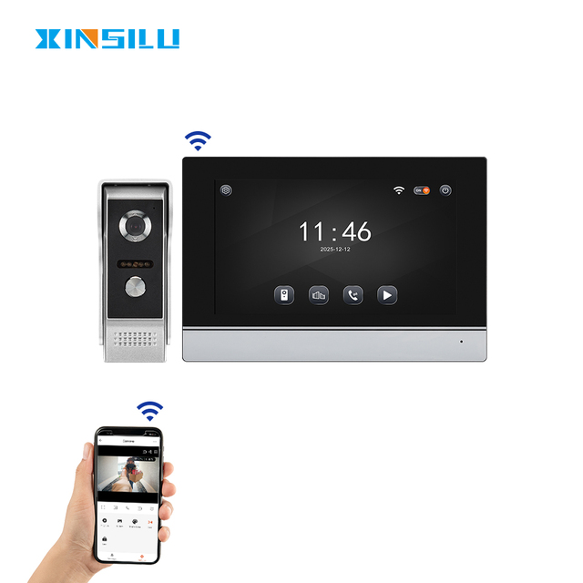 Hot Selling 7 Inch Smart Video Door Phone System Support Tuya App 1080P Touch Screen Night Vision Camera for Villa