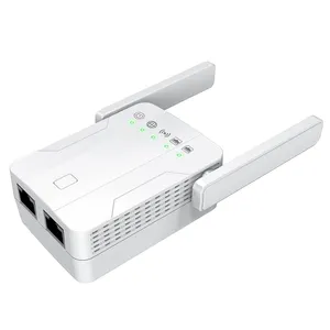 2 Wifi Ăng ten Wifi Booster 300m 100m băng tần kép không dây Extender 2.4G 5.8GHz 1200Mpbs Wifi Repeater