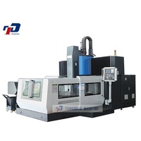 Centre d'usinage CNC à portique 3 axes de haute qualité et robuste, broche BT50, fraiseuse verticale GSK pour métaux, haute précision, 24 outils