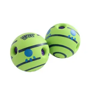 Mainan hewan peliharaan mainan penyembuhan diri anjing mainan interaktif untuk anjing bergoyang bola suara bola kunyah bergelinding menghilangkan kebosanan mainan interaktif untuk anjing