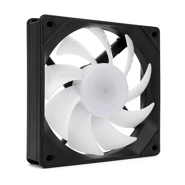 Wholesale 120mm RGB Cooling Fan, Silent 4PIN Computer Case Fan with Rainbow Heatsink, Custom CPU Cooler Radiator for Desktop PC