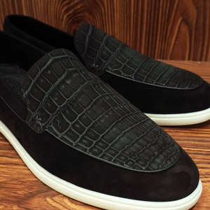 Scarpe su Misura in Vera Pelle di Alligatore con Patina Artigianale <span class=keywords><strong>Calzature</strong></span> Formali Derby di Alta Gamma per Uomo - Product Image 3