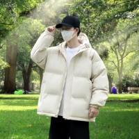 Veste d'hiver pour homme, grande taille, décontractée, personnalisée, en duvet, épaisse, à capuche, chaude, coupe-vent et résistante au froid, pour l'extérieur
