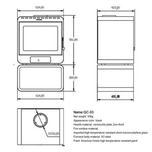 Homestay Calefacción de moda y lujosa limpieza estufa de leña <span class=keywords><strong>chimenea</strong></span> - Product Image 6