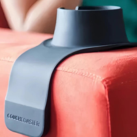 Téléphone portable organisateur fauteuil boisson bras Table télécommande Anti-déversement Silicone sous-verres canapé accoudoir plateau canapé porte-gobelet