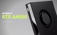 NVI DIA RTX A4000 kartu GPU A2000 A5000, grafis Video untuk Laptop & stasiun kerja 60Mh/s pendingin kipas