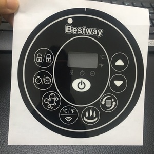 Logo personalizzato touch capacitivo membrana tastiera interruttore lexan adesivo pulsante in rilievo elettrico etichette tastiera lexan - Product Image 4