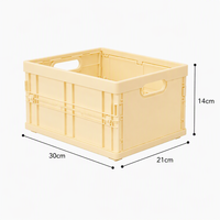 Panier de rangement pliable en PP pour l'organisation des câbles et chargeurs dans la chambre de dortoir, organisateur personnalisé en plastique pour livres et fournitures de bureau