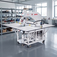 Machine à coudre industrielle automatique JTK10-90AJS CNC à rotation 360°, table à plateau plat, découpe laser, RFID, aspiration, certifiée CE