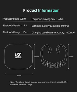 หูฟัง XZ10 KZ 5.3หูฟังพร้อม aptx/sbc/aac Transmission C PIN สำหรับ ZS10 <span class=keywords><strong>pro</strong></span>/zsn <span class=keywords><strong>Pro</strong></span> <span class=keywords><strong>2</strong></span> /castor ZAR zas - Product Image 5