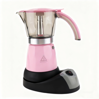Mesin kopi elektrik, mesin Espresso kopi elektrik Espreeso Moka Pot kopi