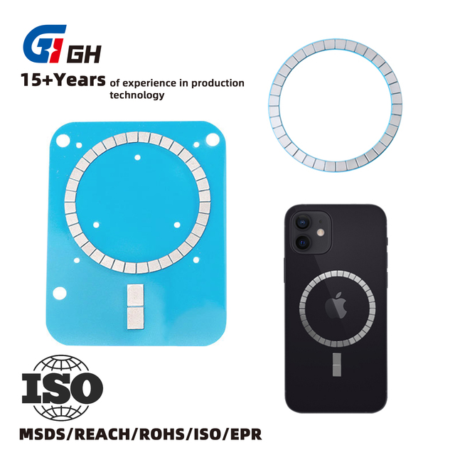 Hot Sell N52 NdFeB Magsafe Ring Magnet Sticker for Mobile Phone Wireless Charging & Phone Case, Factory Wholesale Customized