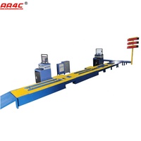 AA4C 2 roda sepeda motor penguji garis uji rem Roller Speedometer sistem penjepit Penyelaras roda Set lengkap CTJZMT-300B