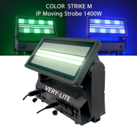 Projecteur Stroboscopique LED RGBW DMX 1400W Étanche IP65 6000K CRI90 avec Tête Mobile à Matrice de Pixels pour Éclairage de Scène, DJ et Bars