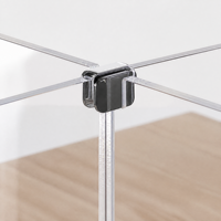 Panneau de séparation en acrylique transparent sur mesure pour comptoir de bureau