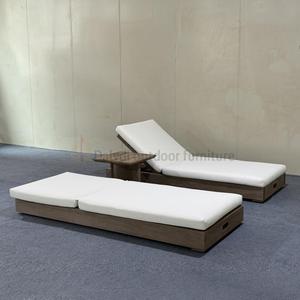 Ensemble <span class=keywords><strong>de</strong></span> canapés d'extérieur modernes <span class=keywords><strong>haut</strong></span> <span class=keywords><strong>de</strong></span> <span class=keywords><strong>gamme</strong></span> en teck pour hôtels et villas – Grande combinaison <span class=keywords><strong>de</strong></span> meubles en bois anti-corrosion - Product Image 5