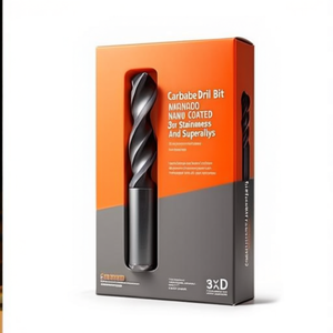 Foret en carbure revêtu de Nano TiAlN 3xD pour l'acier inoxydable et les superalliages - Product Image 2