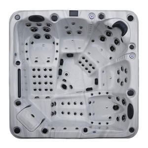 BALBOA อ่างสปาทรงสี่เหลี่ยมทำจากอะคริลิคทันสมัยควบคุมด้วยน้ำและฟองอากาศ111 5ที่นั่ง - Product Image 4