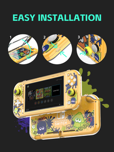 DATA FROG Transparante Crystal Shell Cover voor Nintendo Lite Console <span class=keywords><strong>Splatoon</strong></span> Harde beschermhoes voor NS Lite - Product Image 5