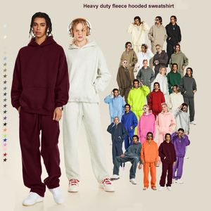 Sudadera con capucha personalizada al por mayor, con estampado en relieve, 350 g/m², oversize, para hombre, corta, gruesa - Product Image 1