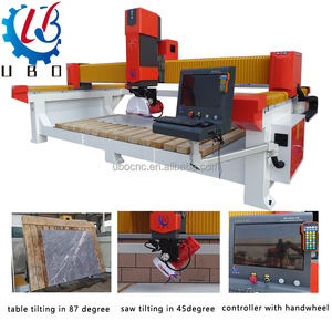 UBO Factory Stone Saw Cutting Machine <strong>Cnc</strong> for Stone Processing <strong>Router</strong> <strong>4</strong> Axis 45 Degree Tile Cutter for Tombstone Granite Cutting - Product Image 3