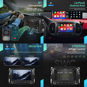 Radio de Coche Android Podofo de 7'' 4+64G/6+128G 2 Din para Fiat 500L 2013-2019, Carplay/Android Auto Inalámbrico, IPS, BT, GPS, WiFi, Venta al Por Mayor - Product Image 2