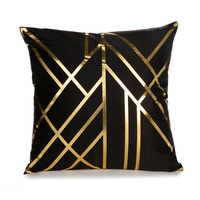 Housse de coussin moderne 45x45 motif feuilles taie d'oreiller pour la maison et l'hôpital pour canapé canapé chaise et lit