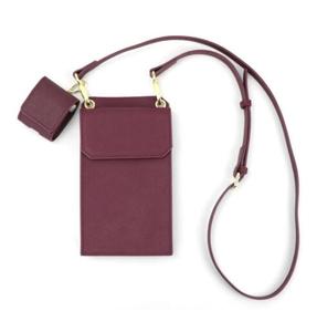 Borsa da donna a spalla per cellulare in pelle saffiano mini borsa a <span class=keywords><strong>tracolla</strong></span> adatta per iphone 15 pro max borsa da collo da uomo - Product Image 4