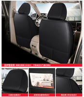 Ensemble de housses de sièges de voiture à trois rangées rouge Premium Moderniste, airbag et housse de siège de voiture arrière fendue Universal Fit Interior Accessories f