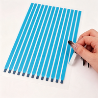Ruban adhésif double face découpé à la forme en PET acrylique bleu, haute viscosité, sans résidus, faible bruit, pour réparations de batteries de téléphones et de bords d'ordinateurs portables
