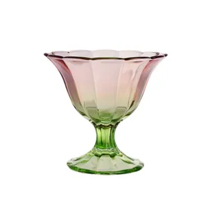 Großhandel Eisglass-Glasprodukte Champagnergläser Flötenblumenform Rotweinglas