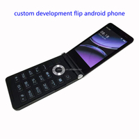 Teléfono Flip Dual SIM Desbloqueado ODM 4G LTE Android Octa Core Pantalla HD NFC Carga Rápida