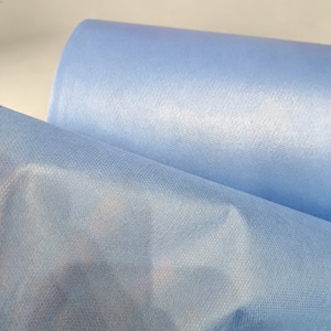 ผ้าไม่ทอเคลือบฟิล์ม PE สีน้ำเงิน 40gsm สำหรับชุดป้องกันทางการแพทย์แบบใช้แล้วทิ้ง - Product Image 2