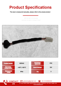 A02高取り付けブレーキライト配線用ハーネスE00162アセンブリPVC絶縁12V IP66自動車 & 電子機器用 - Product Image 5