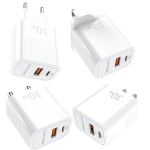 <span class=keywords><strong>Cargador</strong></span> de Pared ESTRONG Super Rápido de <span class=keywords><strong>30W</strong></span> QC3.0 OEM con Puertos Tipo-C y USB Universal para iPhone 17 y <span class=keywords><strong>OPPO</strong></span> - Product Image 2