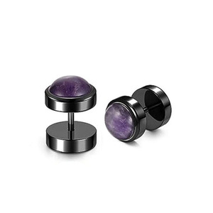 Unisex 316 Edelstahl vergoldete Ohr manschette Herren Hypo allergener Modeschmuck Geometrisches Muster Ohr stecker Großhandel - Product Image 1