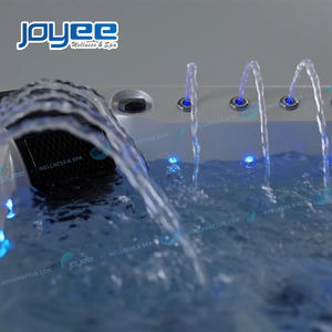 JOYEE Spa de <span class=keywords><strong>piscine</strong></span> extérieur, spa à remous Balboa, 5 personnes, massage extérieur, spa américain, jacuzzi avec jets LED, haut-parleur Bluetooth - Product Image 6