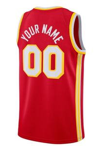 2024-25ニューアトランタ高品質バスケットボールジャージー縫製ロゴ刺繍入りジャージーカスタムジャージーロゴ付き - Product Image 5