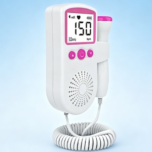 Monitor <span class=keywords><strong>Fetal</strong></span> Doppler Rosa Gris para el Hogar, con Certificación CE, Pantalla LCD, Dispositivo Médico Clase II, Metálico - Product Image 6
