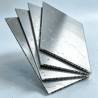 Panneau de plafond suspendu moderne en aluminium acoustique et ignifuge pour hôtel, 1220*2440 mm