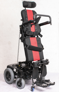 Silla de ruedas para discapacitados reclinable de pie eléctrica motorizada todoterreno de alta velocidad - Product Image 5