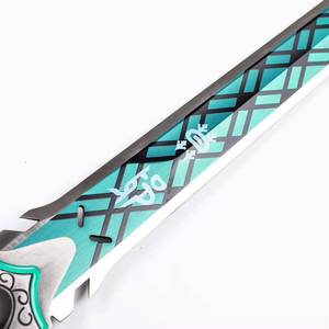 ดาบจำลอง MS 70 ซม. จาก Overwatch ลายเสือขาว Baihu ของ Genji พร้อมปลอกอลูมิเนียม - Product Image 5