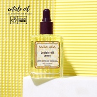 SAGALAGA Huile pour cuticules carrée OEM sous marque privée 15ml, flacon compte-gouttes, parfum fruité, vitamine E, soin des ongles, vente en gros pour salons et détaillants
